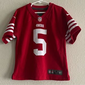 Little Boys Nike NFL San Francisco 49ers Football Jersey #5 Lance Medium 5/6